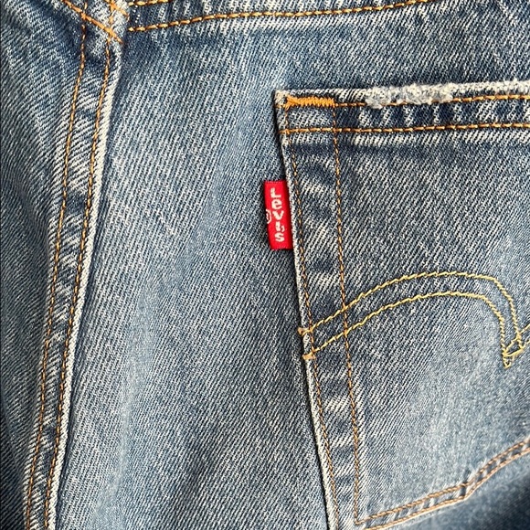 LEVIS 501 Women’s Straight Leg Denim Blue Jeans, Size W31 L30 - Picture 9 of 13